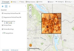 Problem z wyświetleniem zdjęcia: „Interpolacja po wysokości koron drzew”