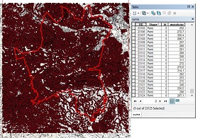 Problem z wyświetleniem zdjęcia: „Zdigitalizowane poziomice i punkty wysokościowe”