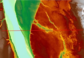 Problem z wyświetleniem zdjęcia: „Dolina rzeczna przez którą został wykonany profil poprzeczny”